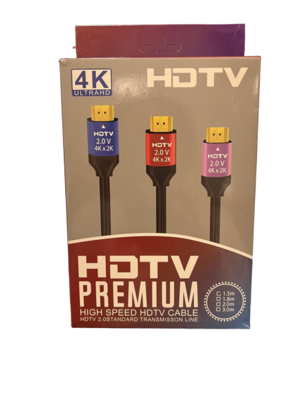 کابل HDMI نسخه 2.0 HDTV Premium طول 1.5 متر
